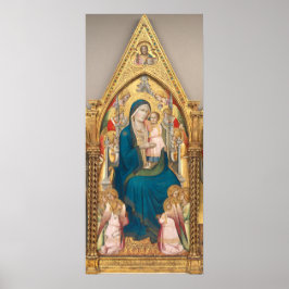 Madonna & Barn - Agnolo Gaddi Fina Konstaffischer Poster