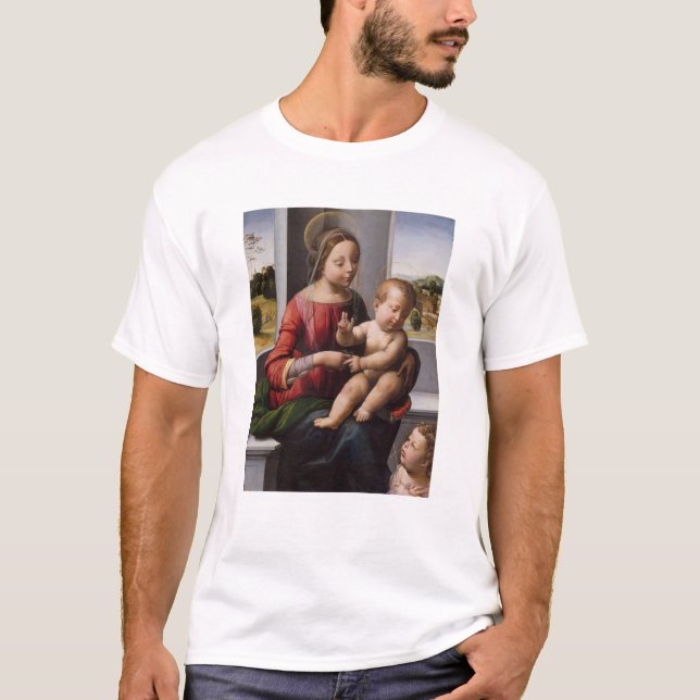 Madonna & barn med John The Baptist T-shirt (Framsida)