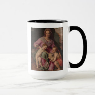 Madonna & barn med St John det baptistiskt Mugg
