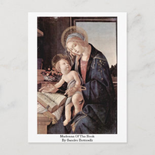 Madonna Bok av Sandro Botticelli Vykort