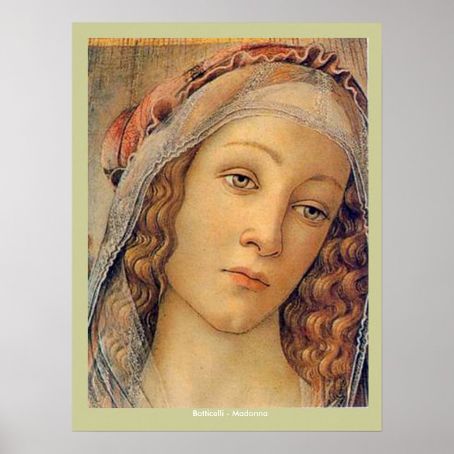 Madonna - Botticelli Poster (Framsidan)