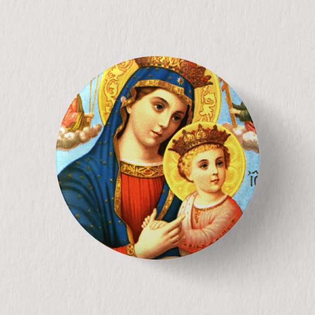 Madonna Button Knapp (Framsida)