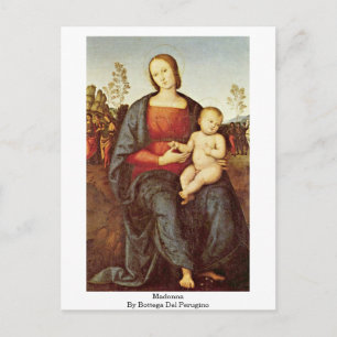 Madonna by Bottega del Perugino Vykort