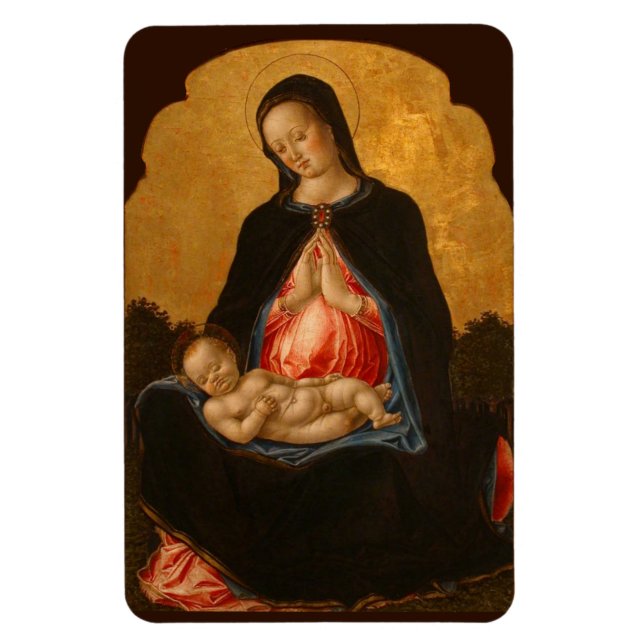 Madonna & Child Art Magnet (Vertikal)