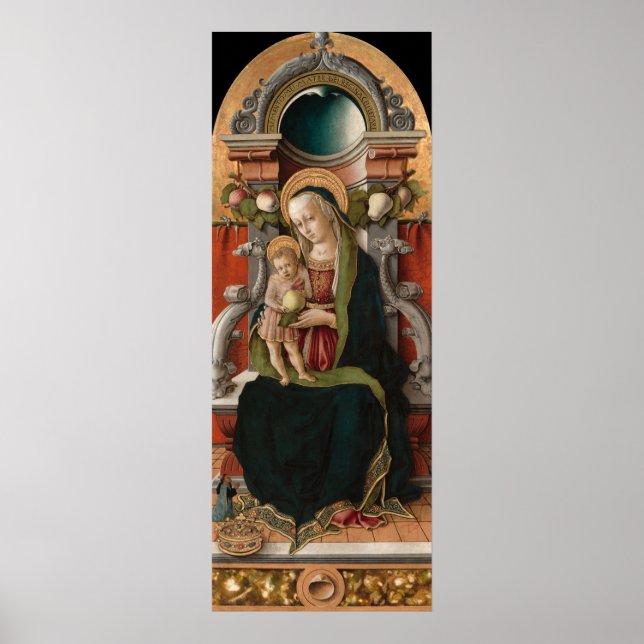 Madonna & Child - Carlo Crivelli Fine Art Poster (Framsidan)