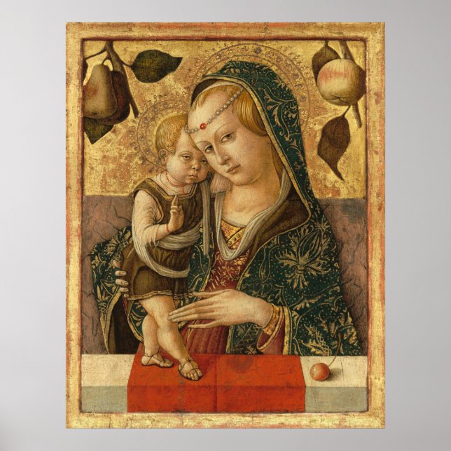 Madonna & Child - Carlo Crivelli Fine Art Poster (Framsidan)