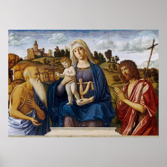 Madonna Child - Cima da Conegliano Fina Konst Post Poster (Framsidan)