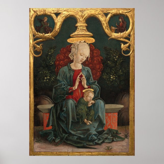 Madonna & Child - Cosmè Tura Fine Art Poster (Framsidan)