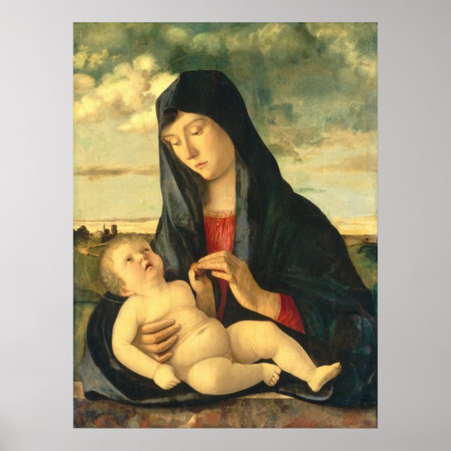 Madonna & Child - Giovanni Bellini Fine Art Poster (Framsidan)