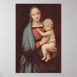 Madonna Del Granduca från Raphael Poster