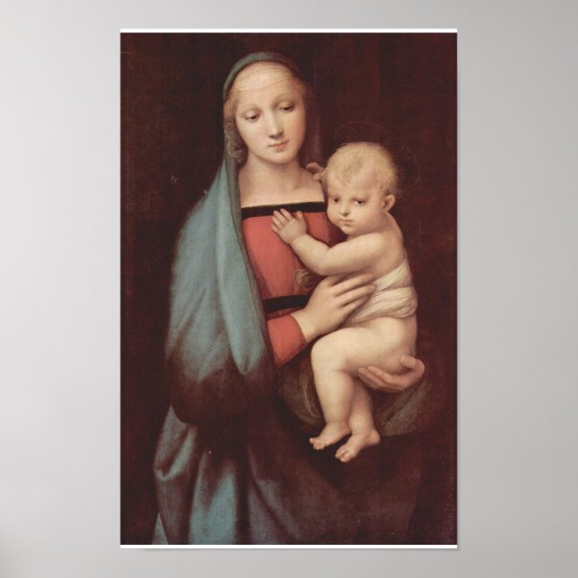 Madonna Del Granduca från Raphael Poster (Framsidan)