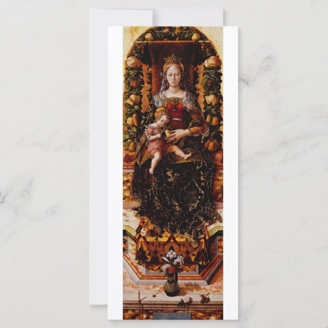 Madonna della Candeletta av Carlo Crivelli (Framsida)