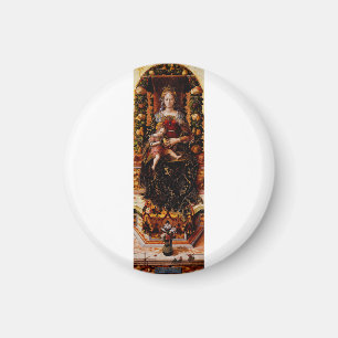 Madonna della Candeletta av Carlo Crivelli Magnet