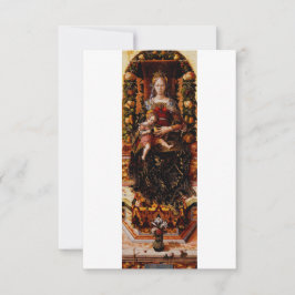 Madonna della Candeletta Helgonkort | Ave Maria Tack Kort