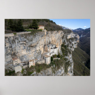 Madonna della Corona-kyrkan Poster