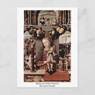Madonna Della Passione av Carlo Crivelli Vykort
