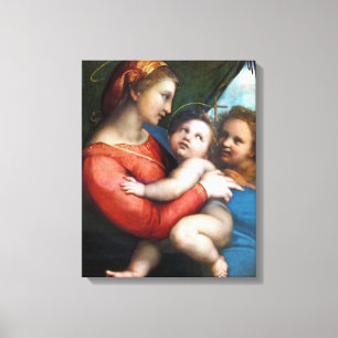 Madonna della Tenda - Raphael - c1513 Canvastryck