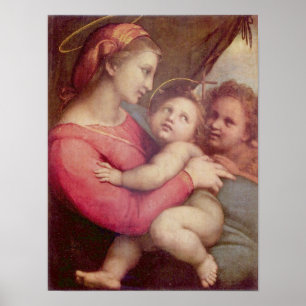 Madonna della Tenda - Raphael Poster