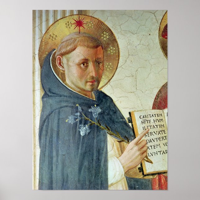 Madonna delle Ombre, uppgifter om Saint Dominic Poster (Framsidan)