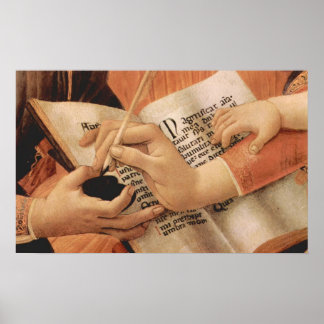 Madonna, den magnifika detalj 2 från Botticelli Poster