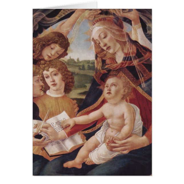 Madonna det storartat hälsningskort (Framsidan)