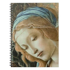 Madonna Detail Botticelli Anteckningsbok