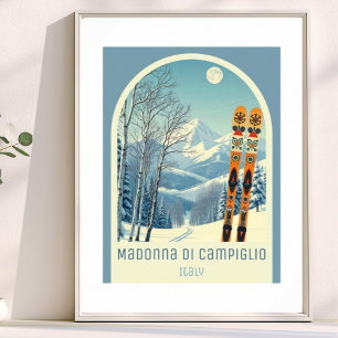 Madonna di Campiglio Italien Pinzolo Ville Affisch