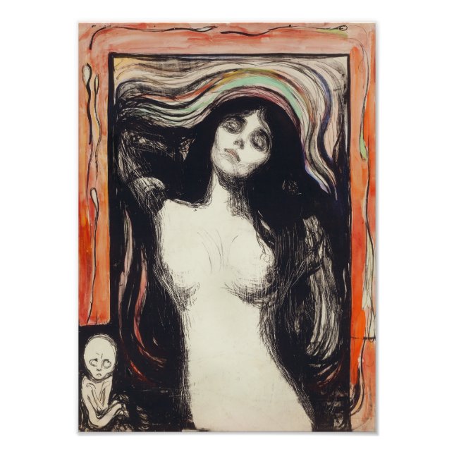 Madonna | Edvard Munch | Fototryck (Framsidan)