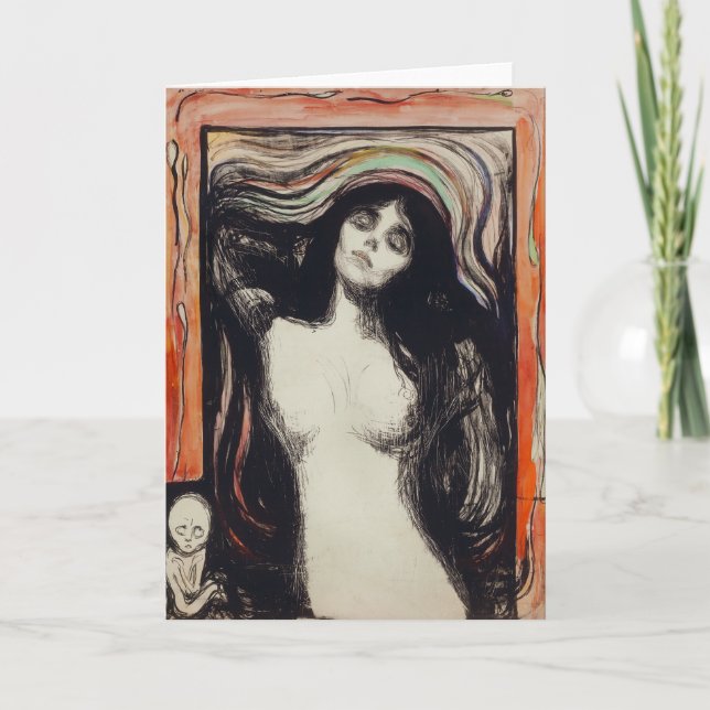 Madonna | Edvard Munch | Kort (Framsida)