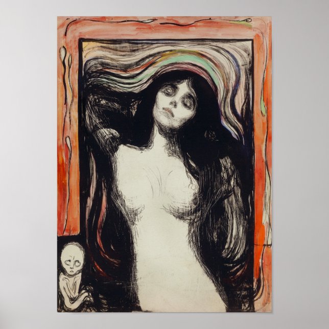 Madonna | Edvard Munch | Poster (Framsidan)