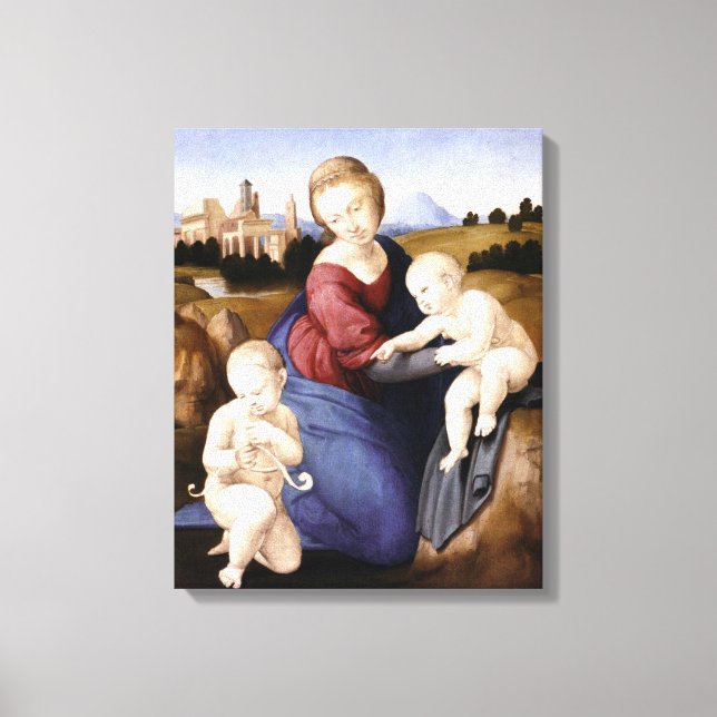 Madonna Esterhazy - Raphael - c1508 Canvastryck (Framsida)