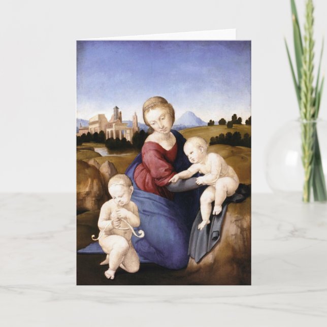 Madonna Esterhazy - Raphael - c1508 Kort (Framsida)