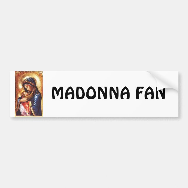 Madonna fläkt bildekal (Framsidan)