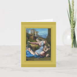 MADONNA FÖR BLUE DIADEM HELGDAG CARD HELGKORT