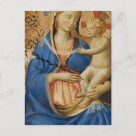 Madonna Humility från Fra Angelico Postcard Vykort