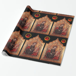 MADONNA HUMILITY / Red Ruby Gemstones Jul Presentpapper
