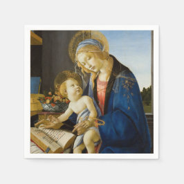 Madonna i Bok från Botticelli Pappersservett