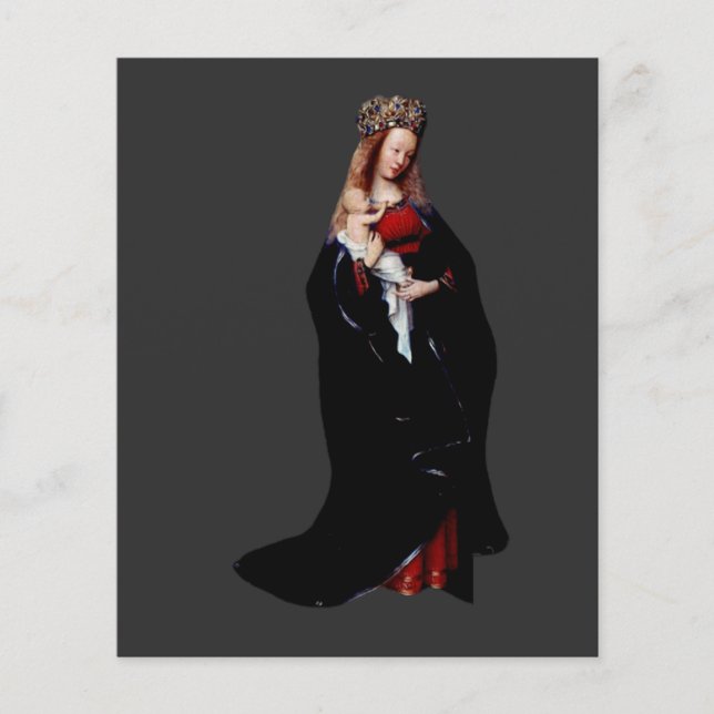 Madonna i kyrkan av Jan van Eyck (Framsida)