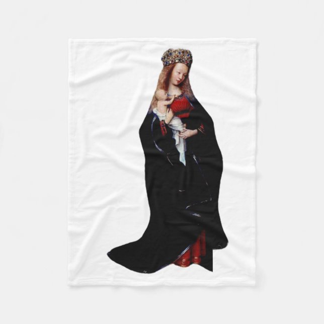 Madonna i kyrkan av Jan van Eyck Fleecefilt (Framsidan)