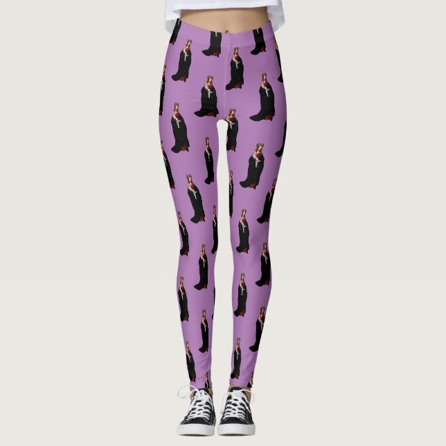 Madonna i kyrkan av Jan van Eyck Leggings (Framsida)