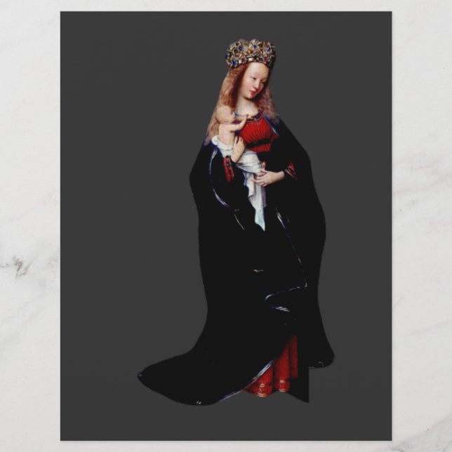 Madonna i kyrkan av Jan van Eyck Reklamblad (Framsidan)