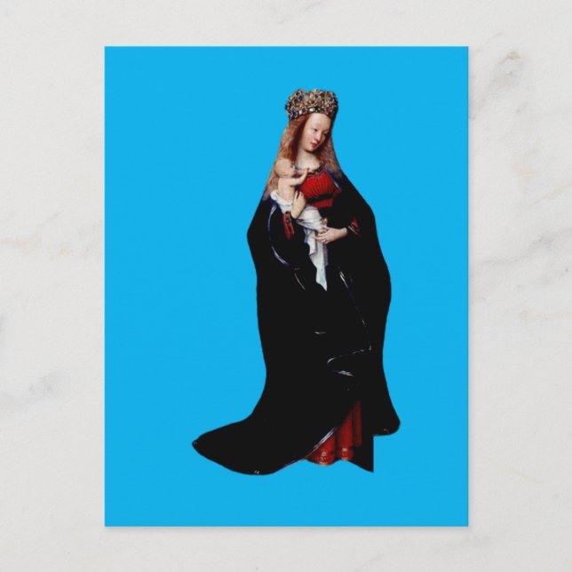 Madonna i kyrkan av Jan van Eyck Vykort (Framsida)