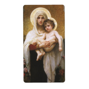 Madonna i Ro av Bouguereau Fraktsedel