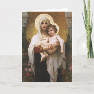 Madonna i Ro av Bouguereau Kort
