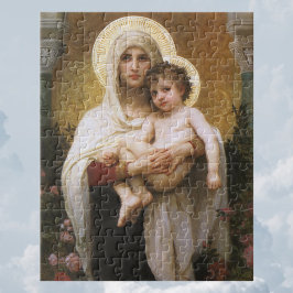 Madonna i Ro av Bouguereau Pussel