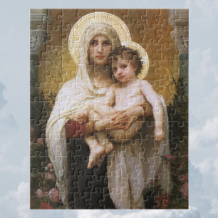 Madonna i Ro av Bouguereau Pussel