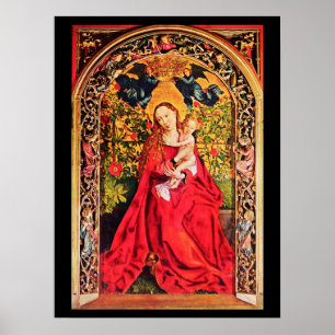 MADONNA I ROSENBUSKAR POSTER