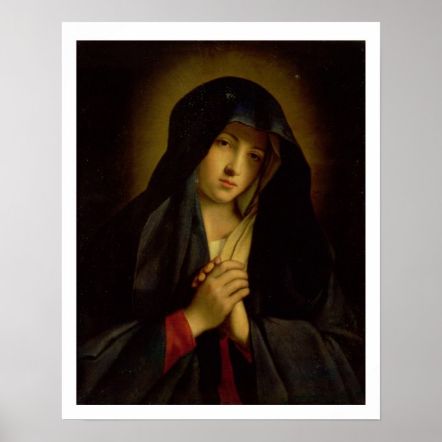 Madonna i Sorrow (olja på canvas) Poster (Framsidan)