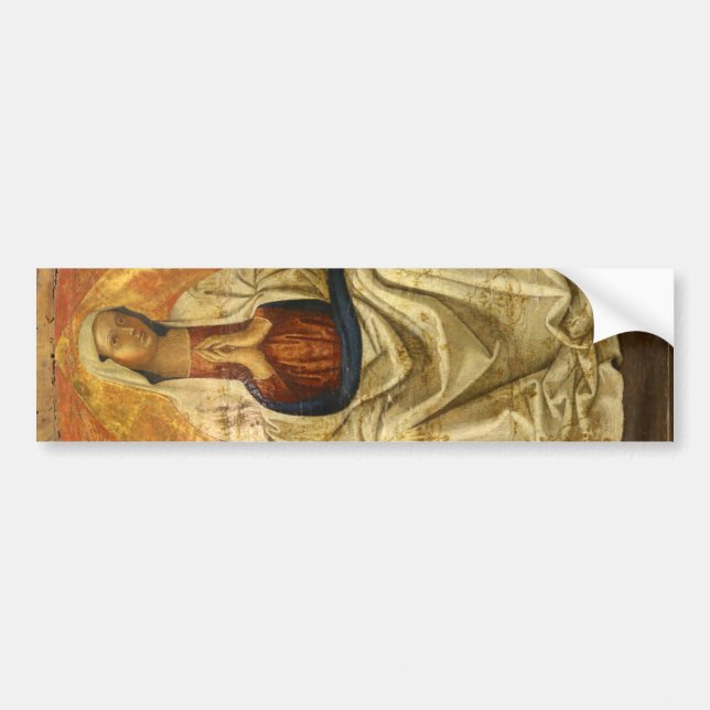 Madonna in Gloria (Virgin Mary Enthroned) Bildekal (Framsidan)