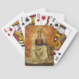 Madonna in Gloria (Virgin Mary Enthroned) Casinokort